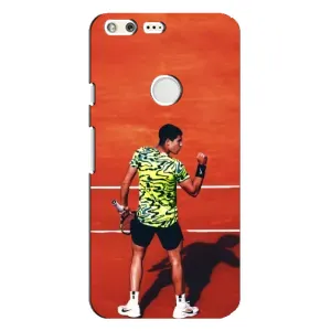 Чехлы с принтом Спортивная тематика для Google Pixel XL (Алькарас Теннисист)