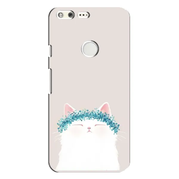 Чехол с рисунком «Белый котик» для Google Pixel XL Чехол с рисунком «Белый котик» для Google Pixel XL