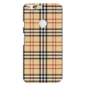 Чехол с Брендами одежды на Гугл Пиксель ХЛ (Burberry стиль)