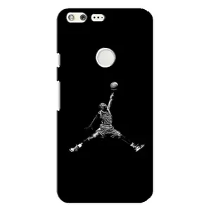 Силиконовый Чехол Nike Air Jordan на Гугл Пиксель ХЛ (Джордан)