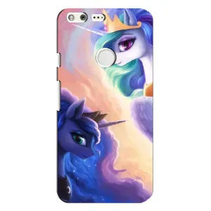Чехол Unicorn на Google Pixel XL (Единорожки на тучках)