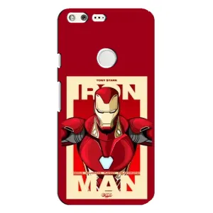 Чехол Супергерой Железный человек на Google Pixel XL (Iron man)