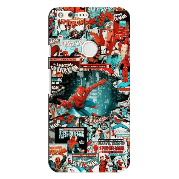Чехол с рисунком «Комиксы Человек Паук» для Google Pixel XL Чехол с рисунком «Комиксы Человек Паук» для Google Pixel XL