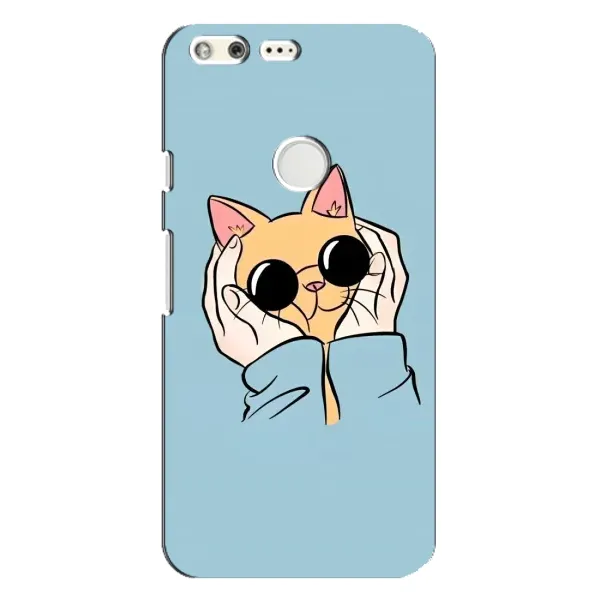 Чехол с рисунком «КОТИК в очках» для Google Pixel XL Чехол с рисунком «КОТИК в очках» для Google Pixel XL