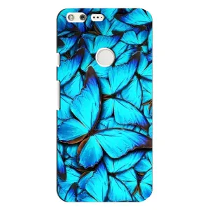 Силіконовий бампер з картинкою звірів для Google Pixel XL (Крила метеликів)