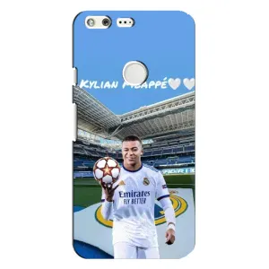 Чехол (TPU) с Футболистом на Google Pixel XL (Mbappe Real)