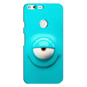 Силиконовые Чехлы (смешные стикеры) для Google Pixel XL (Одноглазик)