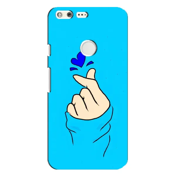Чехол с рисунком «Сердце на синем» для Google Pixel XL Чехол с рисунком «Сердце на синем» для Google Pixel XL