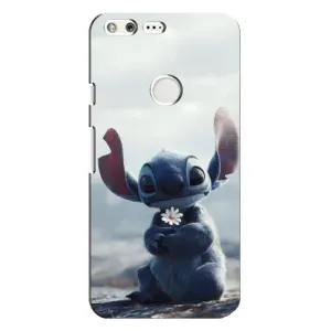 Чехол с рисунком «Стич с цветочком» для Google Pixel XL