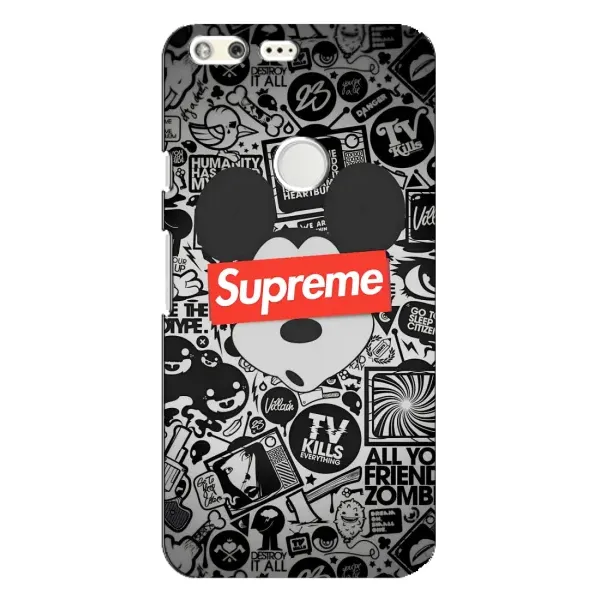 Чехол с рисунком «Supreme Маус» для Google Pixel XL Чехол с рисунком «Supreme Маус» для Google Pixel XL