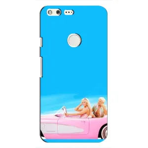 Силиконовый Чехол Барби Фильм на Google Pixel (Барби и Кен)