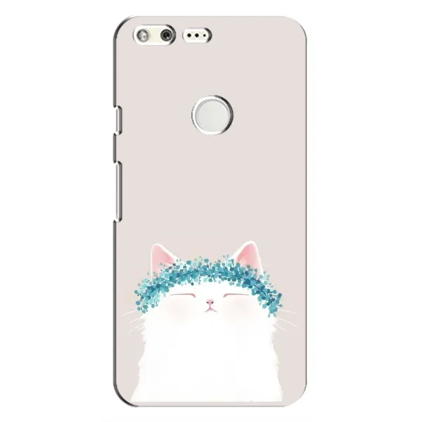 Чехол с рисунком «Белый котик» для Google Pixel Чехол с рисунком «Белый котик» для Google Pixel