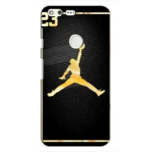 Силиконовый Чехол Nike Air Jordan на Гугл Пиксель (Джордан 23)