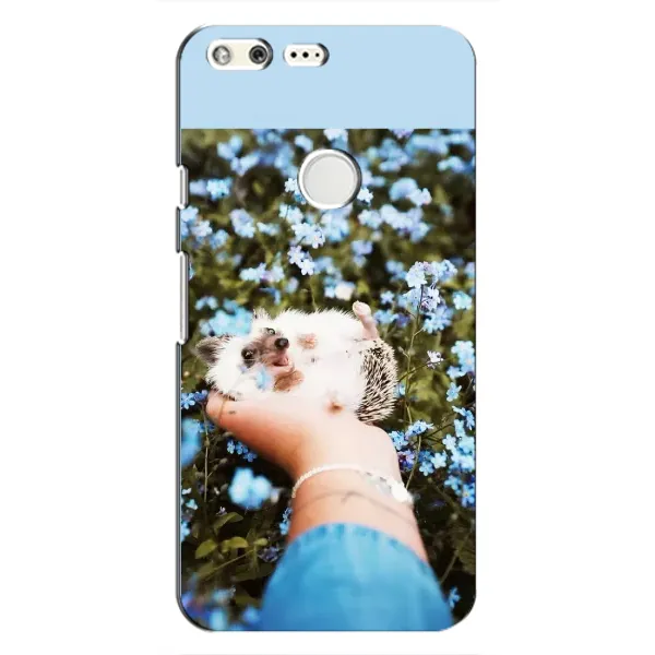 Чехол с рисунком «Ежик на руках» для Google Pixel