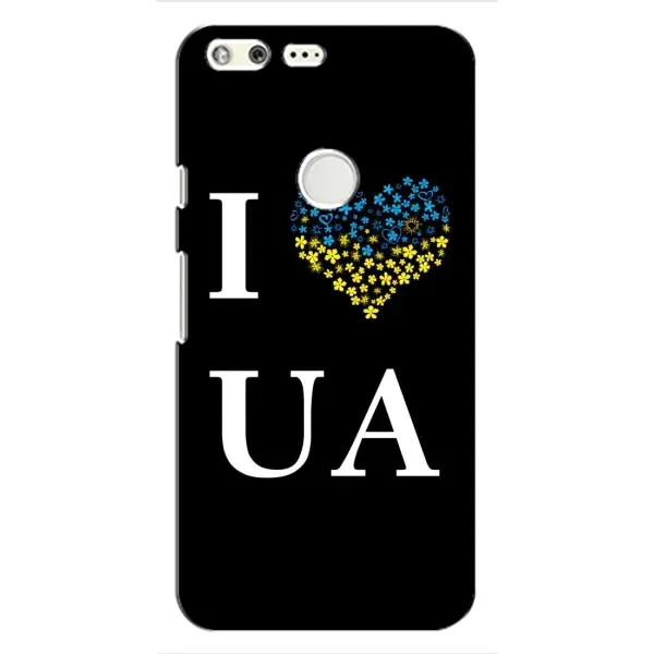 Чехол с рисунком «I Love UA» для Google Pixel Чехол с рисунком «I Love UA» для Google Pixel