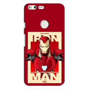 Чехол Супергерой Железный человек на Google Pixel (Iron man)