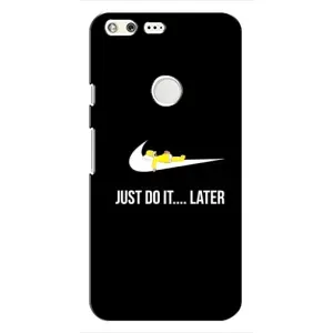 Силиконовый Чехол на Google Pixel с картинкой Nike (Later)