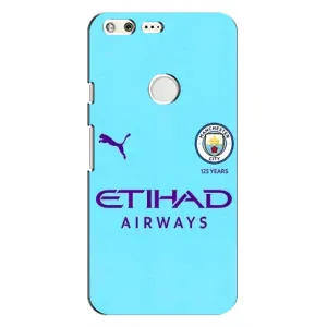 Силиконовые Чехлы принт Футбол на Google Pixel (Man City)