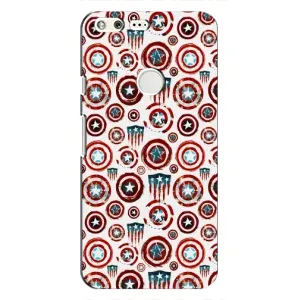 Чехол с Щитом Капитана Америки на Google Pixel (Марвел щиты)