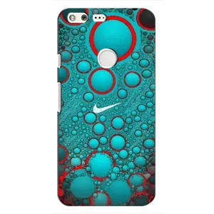 Силиконовый Чехол на Google Pixel с картинкой Nike (Найк зеленый)
