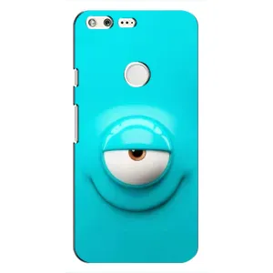 Силиконовые Чехлы (смешные стикеры) для Google Pixel (Одноглазик)