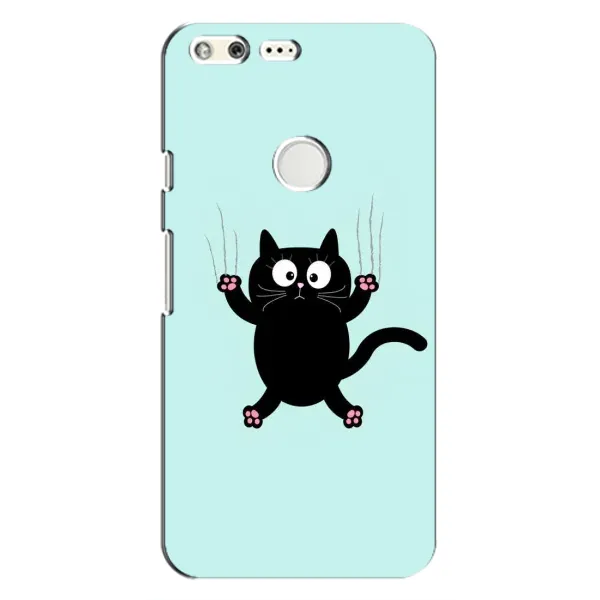 Чехол с рисунком «Падающий кот» для Google Pixel Чехол с рисунком «Падающий кот» для Google Pixel