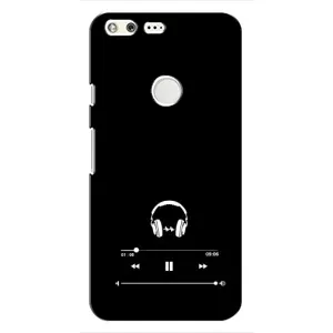Чохол з картинками на чорному фоні для Google Pixel (Плеєр)