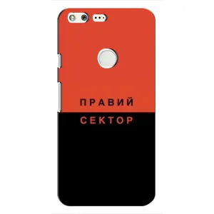 Чехлы УПА (Красно-Чёрный) на Google Pixel (Правый Серктор)