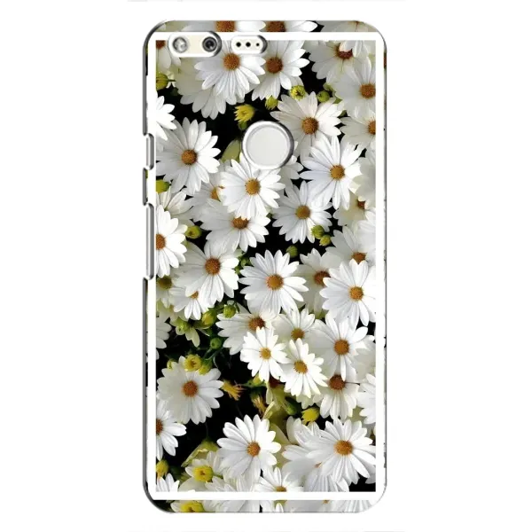 Чехол с рисунком «Рамка в ромашках» для Google Pixel Чехол с рисунком «Рамка в ромашках» для Google Pixel