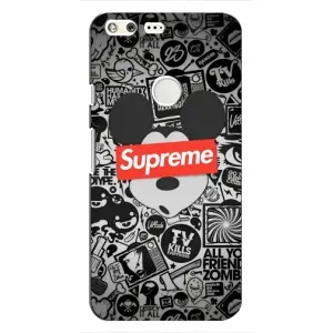 Чехол с рисунком «Supreme Маус» для Google Pixel