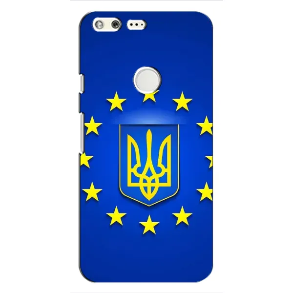 Чехол с рисунком «Украина это Европа» для Google Pixel Чехол с рисунком «Украина это Европа» для Google Pixel