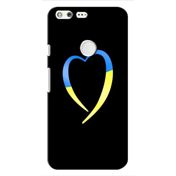 Чехол с рисунком «Украинское сердце» для Google Pixel Чехол с рисунком «Украинское сердце» для Google Pixel