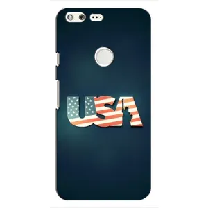 Чехол Флаг USA для Google Pixel (USA)
