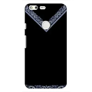 Силиконовый Чехол на Google Pixel (Воротник вышиванки)