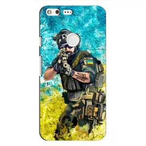Чехол с рисунком «ЗСУ  Воин» для Google Pixel