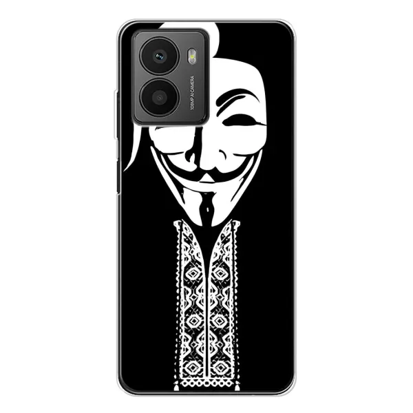 Чехол с рисунком «Анонимус» для HMD Fusion