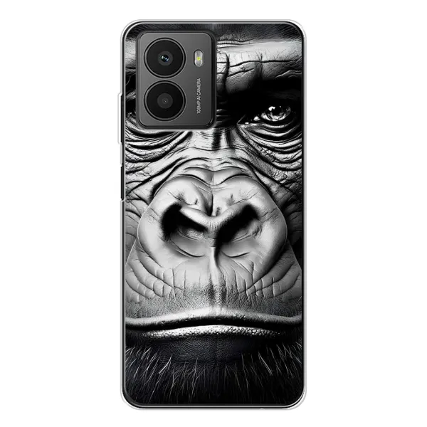 Чехол с рисунком «Черная обезьяна» для HMD Fusion Чехол с рисунком «Черная обезьяна» для HMD Fusion