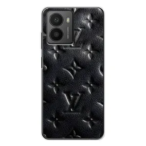 Текстурный Чехол Louis Vuitton для Фюжин (Черный ЛВ)