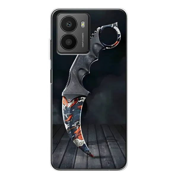 Чехол с рисунком «Кинжал КС ГО» для HMD Fusion Чехол с рисунком «Кинжал КС ГО» для HMD Fusion