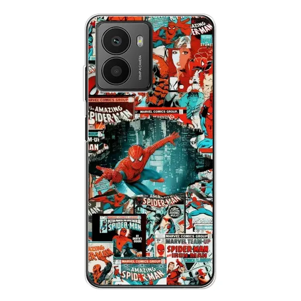 Чехол с рисунком «Комиксы Человек Паук» для HMD Fusion Чехол с рисунком «Комиксы Человек Паук» для HMD Fusion