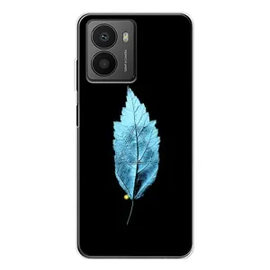 Чехол с картинками на черном фоне для HMD Fusion (Листочек)