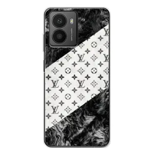 Чехол Стиль Louis Vuitton на HMD Fusion (LV на белом)