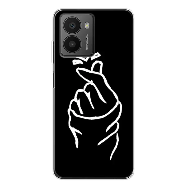 Чехол с рисунком «Сердце на черном» для HMD Fusion Чехол с рисунком «Сердце на черном» для HMD Fusion