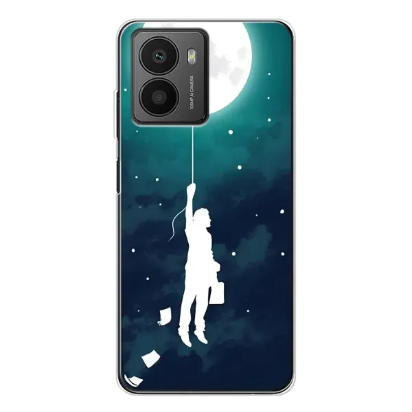 Чехол с рисунком «To The moon» для HMD Fusion