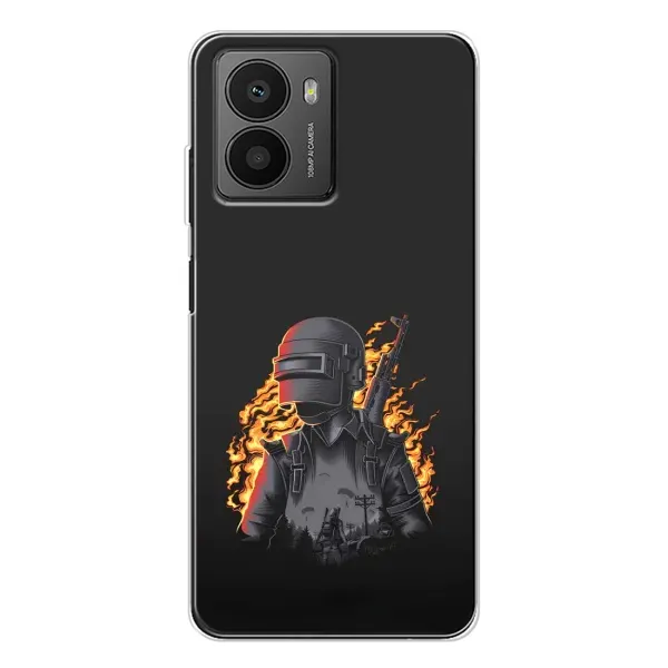 Чехол с рисунком «В огне» для HMD Fusion Чехол с рисунком «В огне» для HMD Fusion