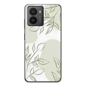 Чехол цветочный дизайн для HMD Fusion (Зелёный дизайн)