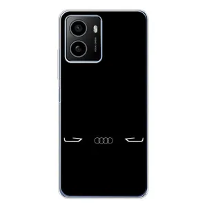 Силиконовый бампер с картинкой машины на HMD Pulse Plus (Силует Audi)