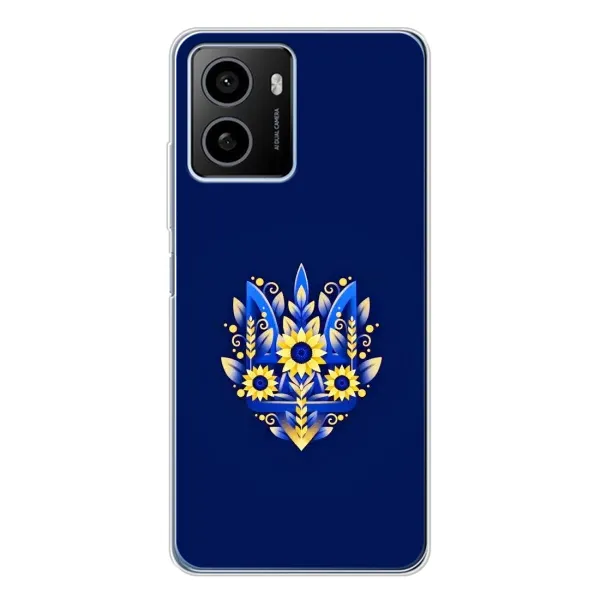 Чехол с рисунком «Цветущий Герб» для HMD Pulse Plus