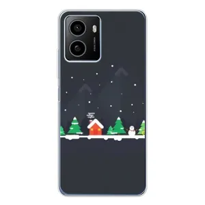 Силиконовый бампер на рождество для HMD Pulse Plus (Город зимний)