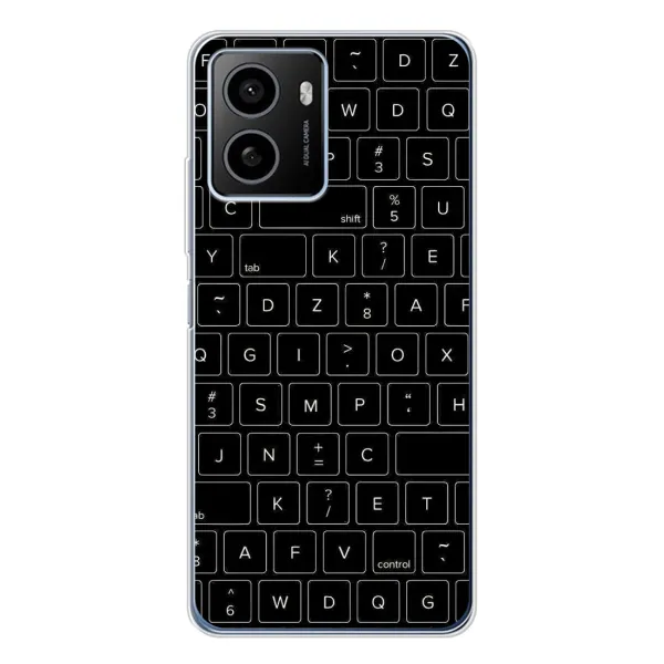 Чехол с рисунком «Клавиатура» для HMD Pulse Plus